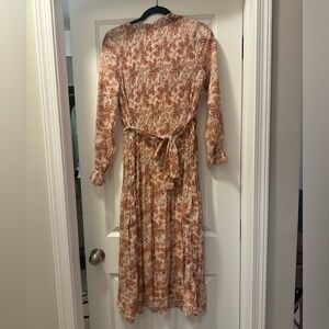 Pink Lily Boutique High Neck Floral Maxi dress
